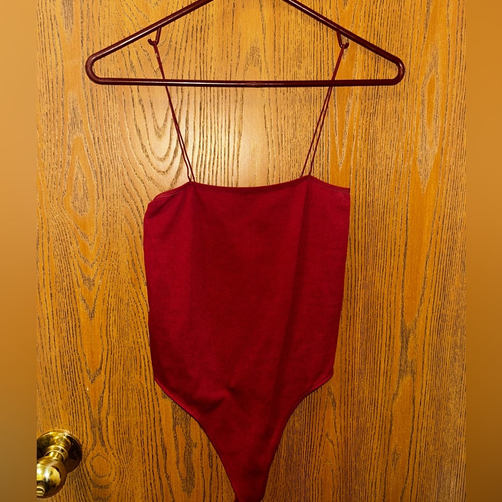Pacsun Cherry Red Bodysuit